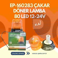 EP-160283 Forklift Çakar Tepe Lambası 80 Led -12V-24V