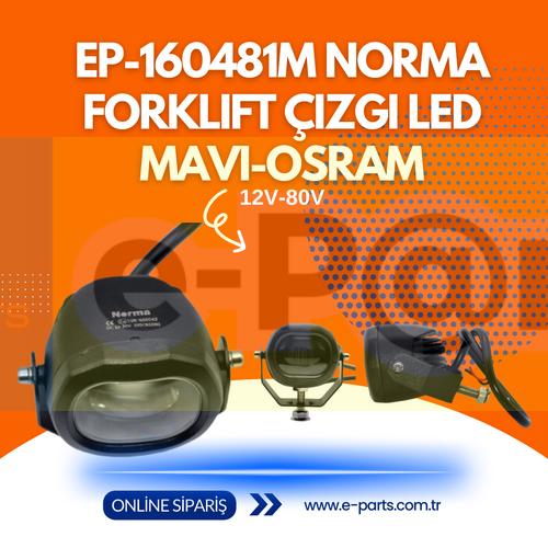 EP-160481M NORMA Forklift Mavi Çizgi Güvenlik Işığı - OSRAM 12V-80V