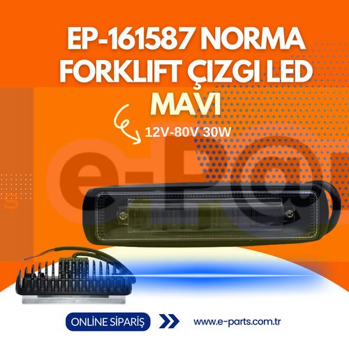 EP-161587 NORMA Forklift Mavi Çizgi Güvenlik Işığı(12V-80V 30W)