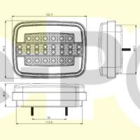 Led Stop Lambası - EP 202205-D-12V