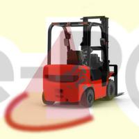 U Zone Forklift -  U Şeklinde Kırmızı Güvenli Işığı 10V-110V 