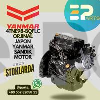 YANMAR 4TNE98-BQFLC Orjinal Japon Dizel Motor 