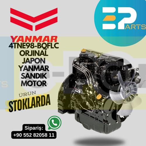 YANMAR 4TNE98-BQFLC Orjinal Japon Dizel Motor 